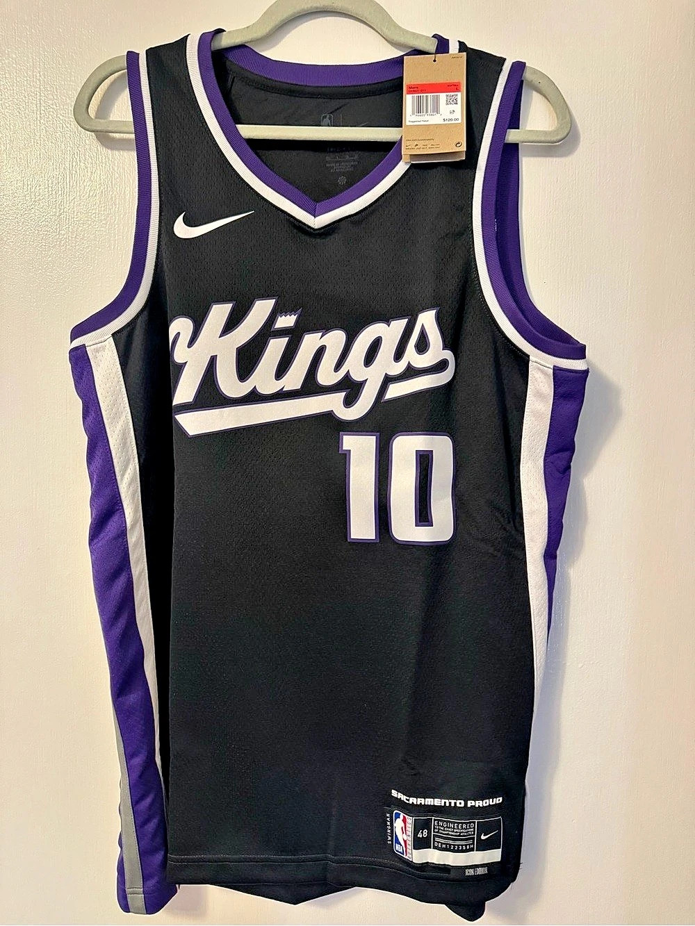 Nike Domantas Sabonis Sacramento Kings Icon Edition Swingman Jersey Medium